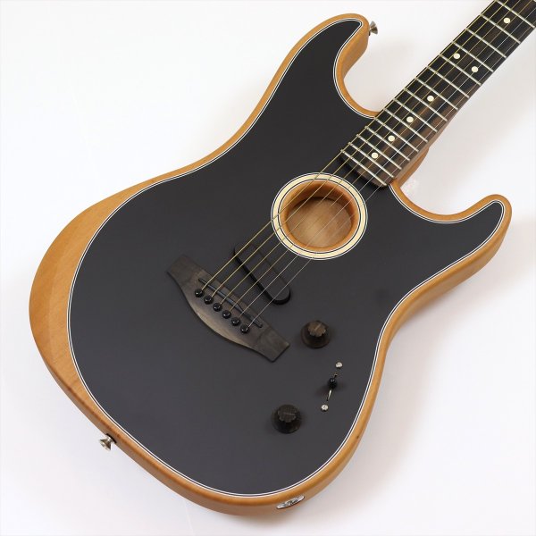 画像1: Fender　American Acoustasonic Stratocaster Black (1)