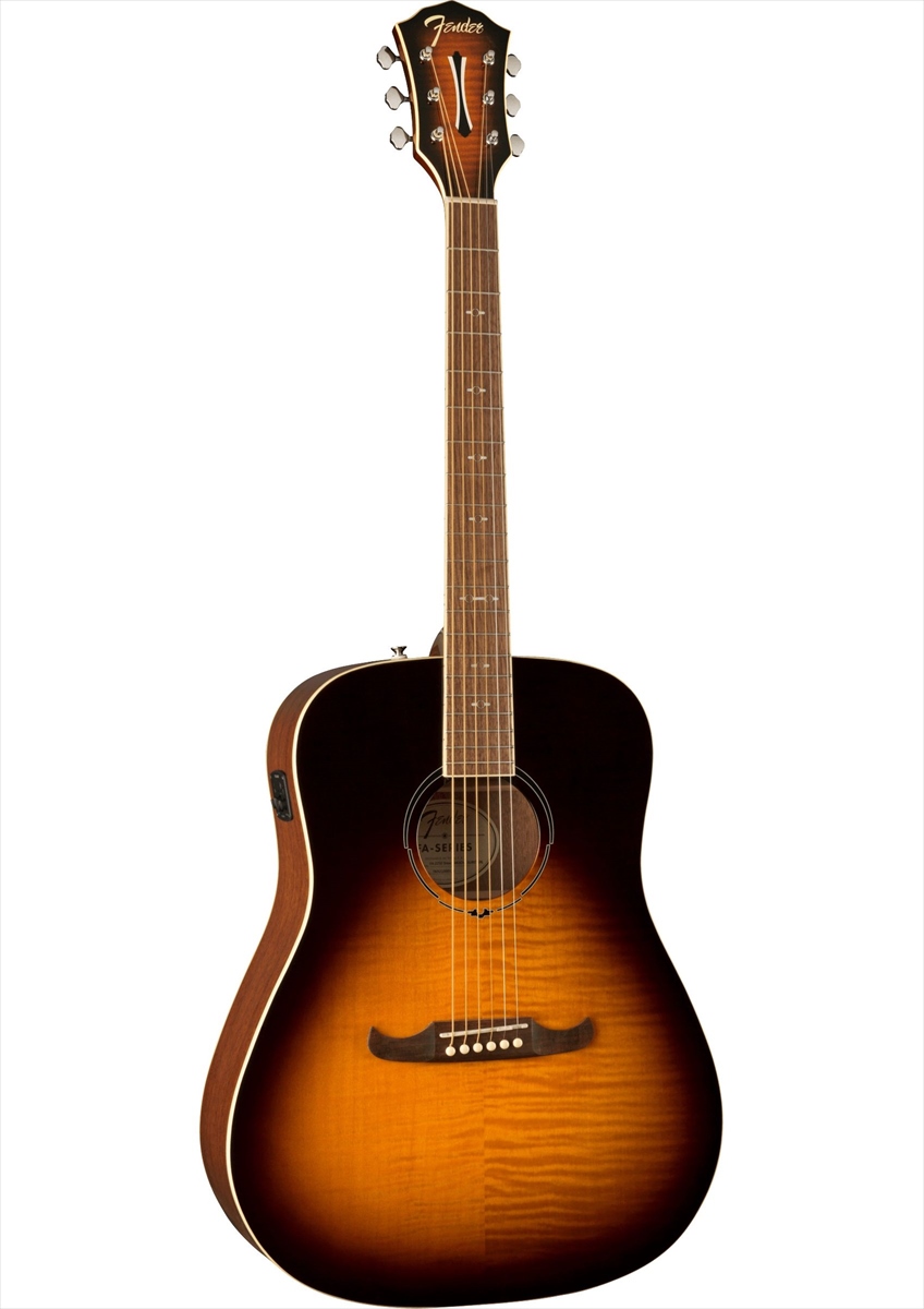 Fender FA-225E Dreadnought Mocha Burst